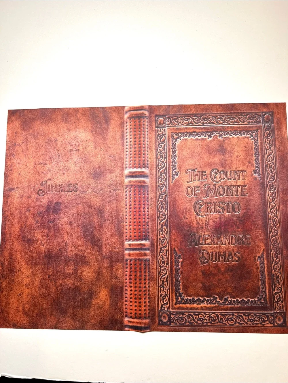 The Count of Monte Cristo Book Shaped Microfiber Cleaning Cloth Eyeglasses